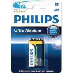 Philips ExtremeLife 9V Batteries - Reliable Power for Your Devices | 8712581557133